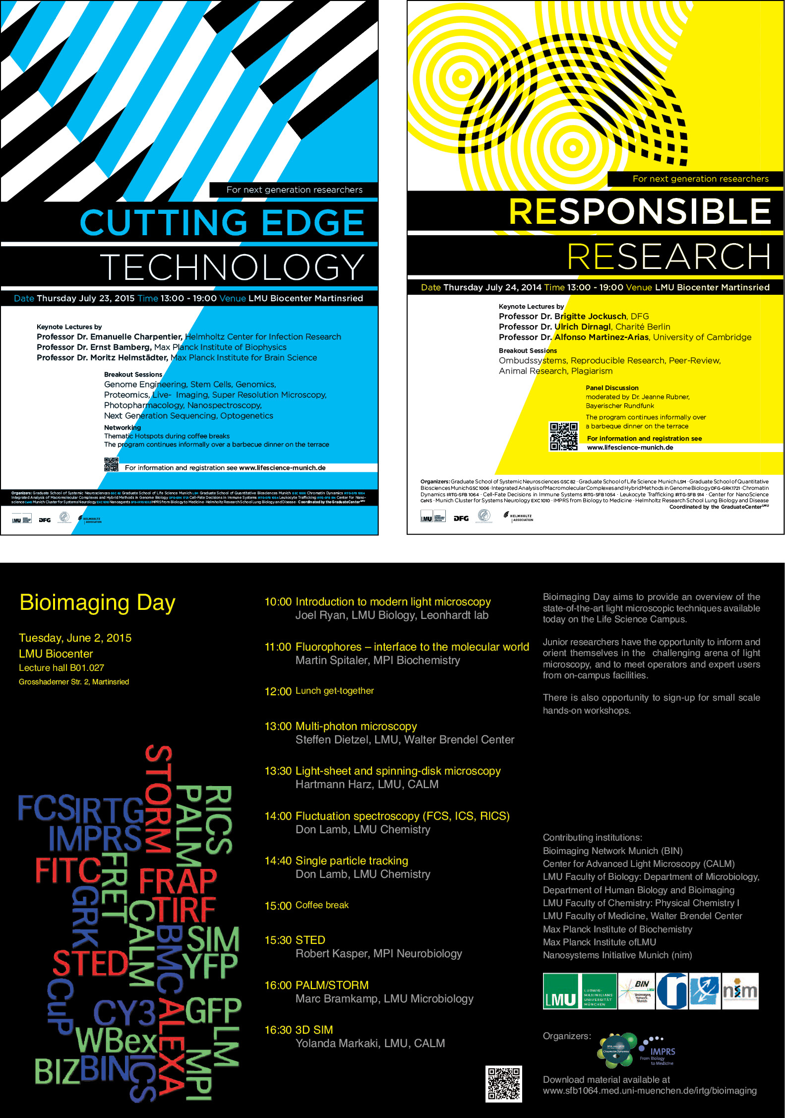 Symposia organized by IMPRS-LS and university partners